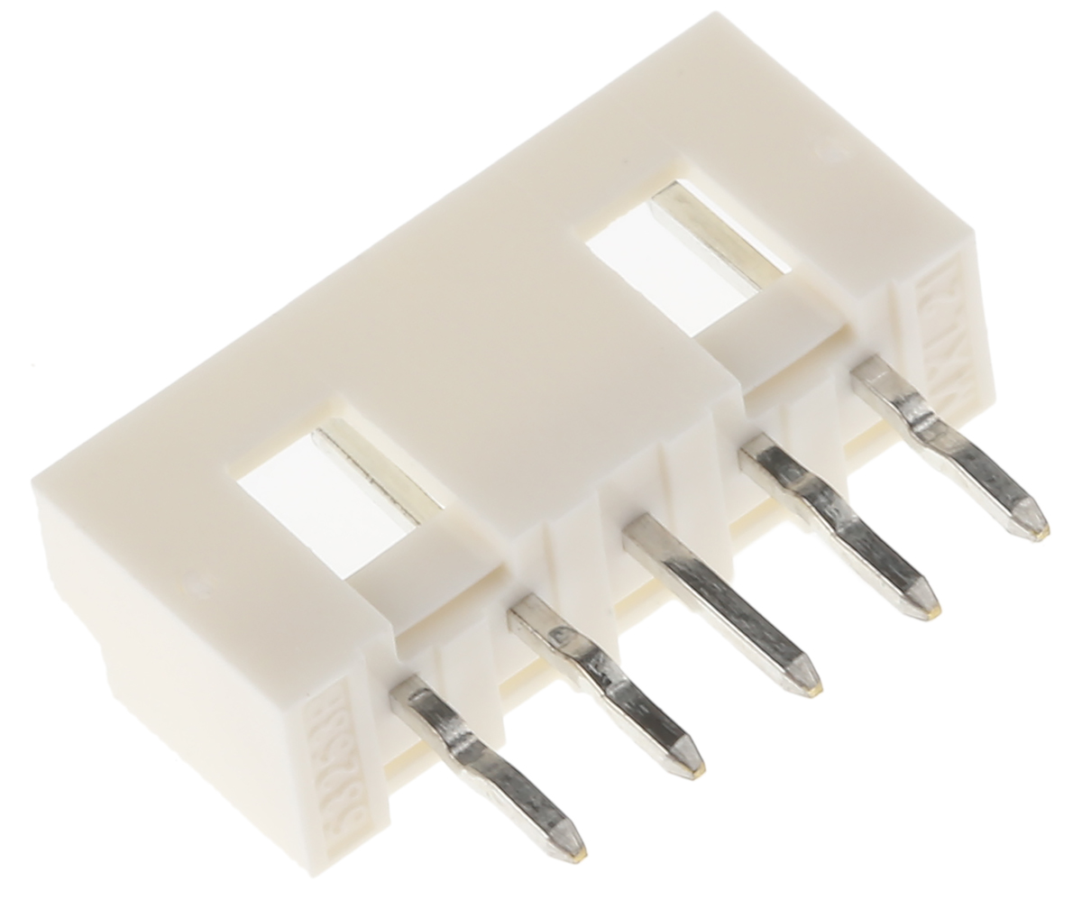 Molex Micro-Latch Series Straight Through Hole PCB Header, 5 Contact(s), 2 mm Pitch, 1 Row, Shrouded