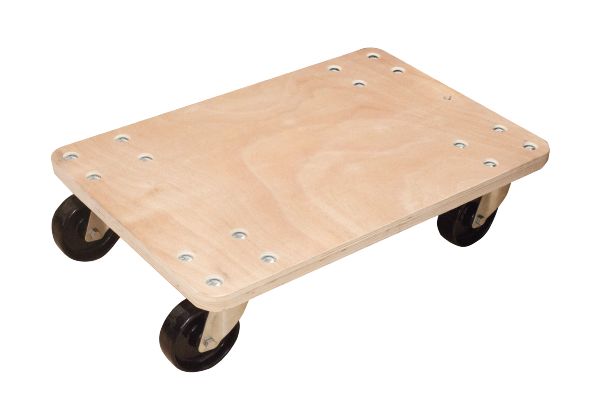 Guitel Hervieu Wood Dolly, 300kg Load, 400mm W x 600mm L x 154mm H
