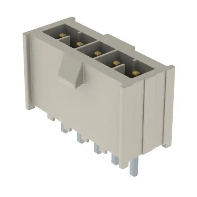 Samtec IPL1 Series Vertical Surface PCB Header, 5 Contact(s), 2.54 mm Pitch, 1 Row, Shrouded