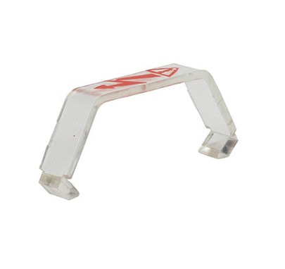 RS PRO Clear Cover for Use with Feed Through Terminal Blocks, Two Levels, 10 AWG