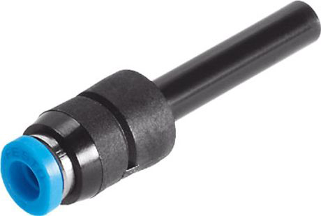 Festo QSM Series Reducer Nipple, Push In 3 mm to Push In 2 mm, Tube-to-Tube Connection Style, 133035