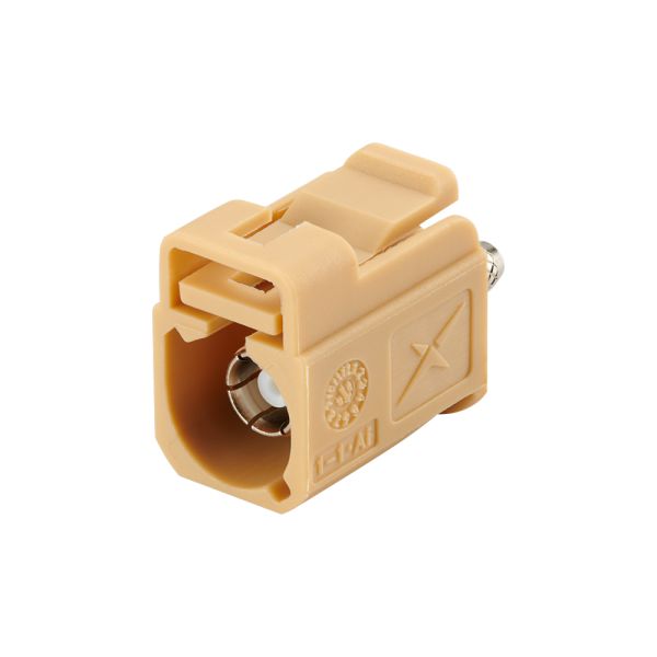 Taoglas FAKRA Gen 2 Series, Jack Cable Mount SMB Connector, Cable Termination, Straight Body
