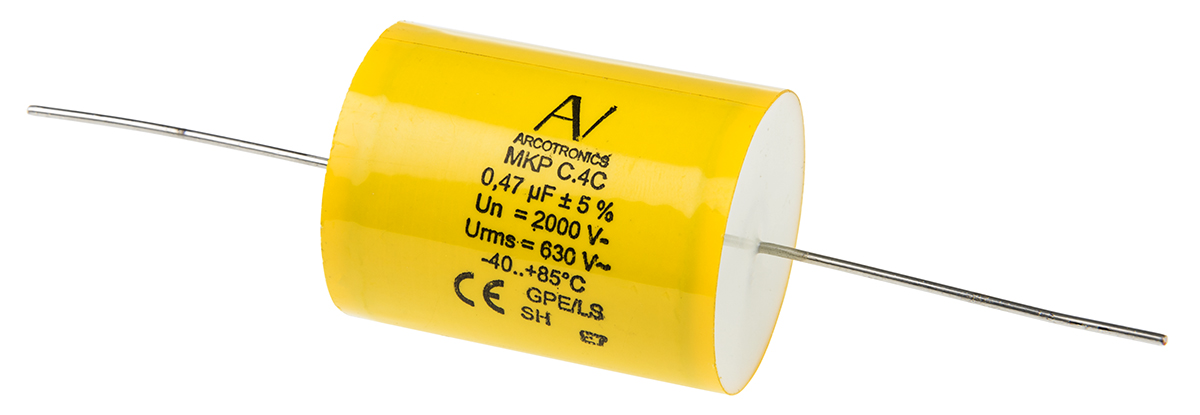 KEMET C4C Polypropylene Capacitor PP, 2kV dc, ±5%, 470nF, Through Hole