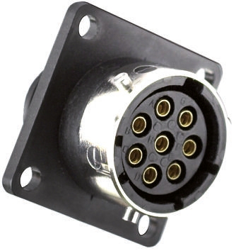 Souriau Sunbank by Eaton Circular Connector, 3 Contacts, Flange, Standard Connector, Plug, Female, IP65, UTG Series