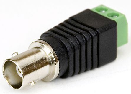 RS PRO Straight Coax Adapter BNC Socket to Terminal Block Socket