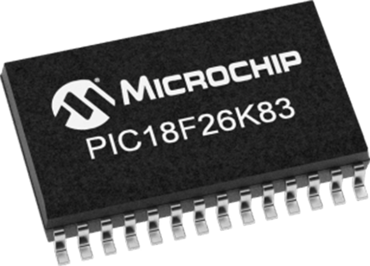 Microchip PIC18F26K83-I/SO, 8 bit PIC, PIC18F26K83 Microcontroller, 64 MHz, 64kB FLASH, 28-Pin SOIC