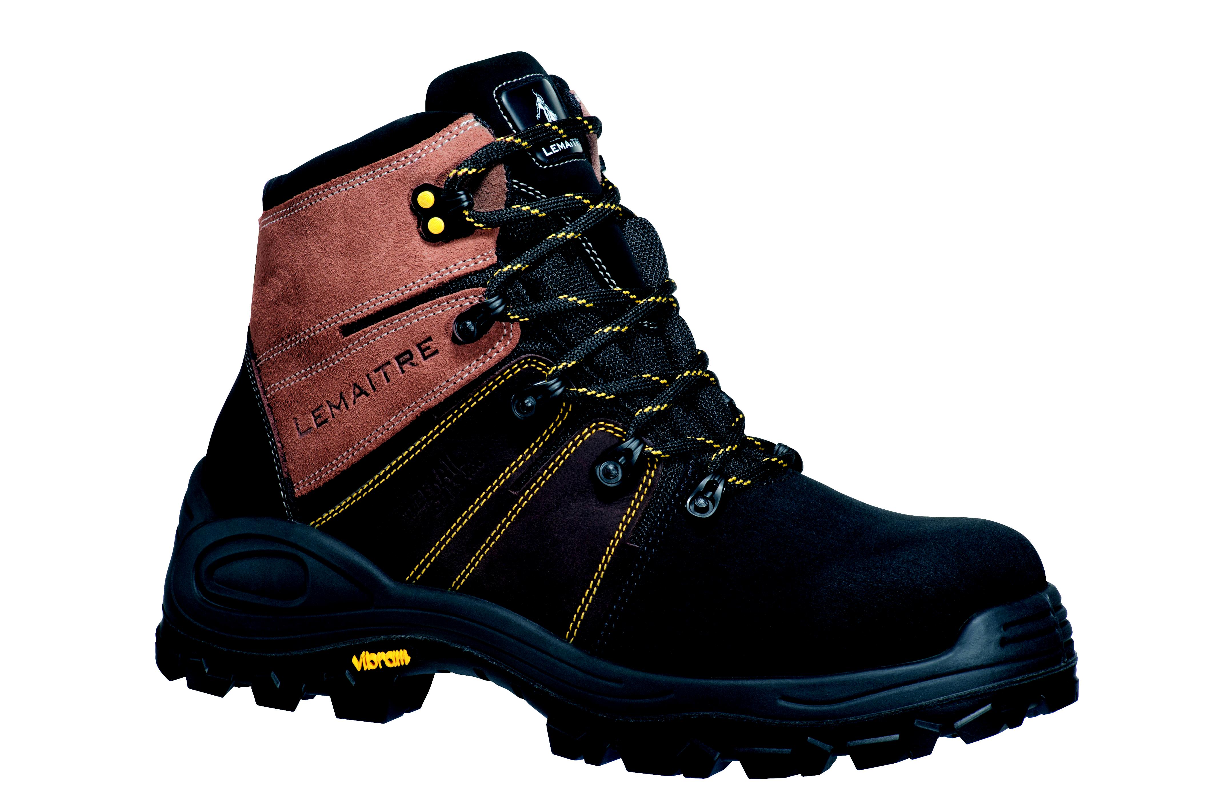 LEMAITRE SECURITE TREK Black Composite Toe Capped Unisex Safety Boots, UK 4, EU 37