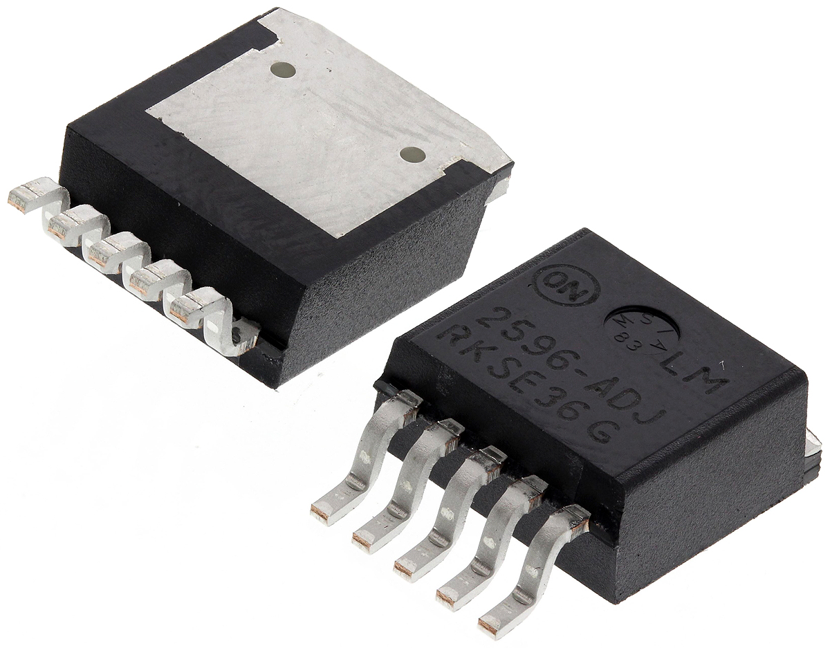 onsemi, LM2596DSADJR4G Switching Regulator, 1-Channel 3A Adjustable 5-Pin, D2PAK