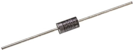 onsemi 200 V 3 A Diode Low Leakage 2-Pin DO-41