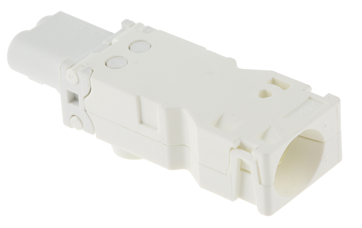 Wieland GST15i2 Series Mini Connector, 2-Pole, Female, Cable Mount, 16A, IP20