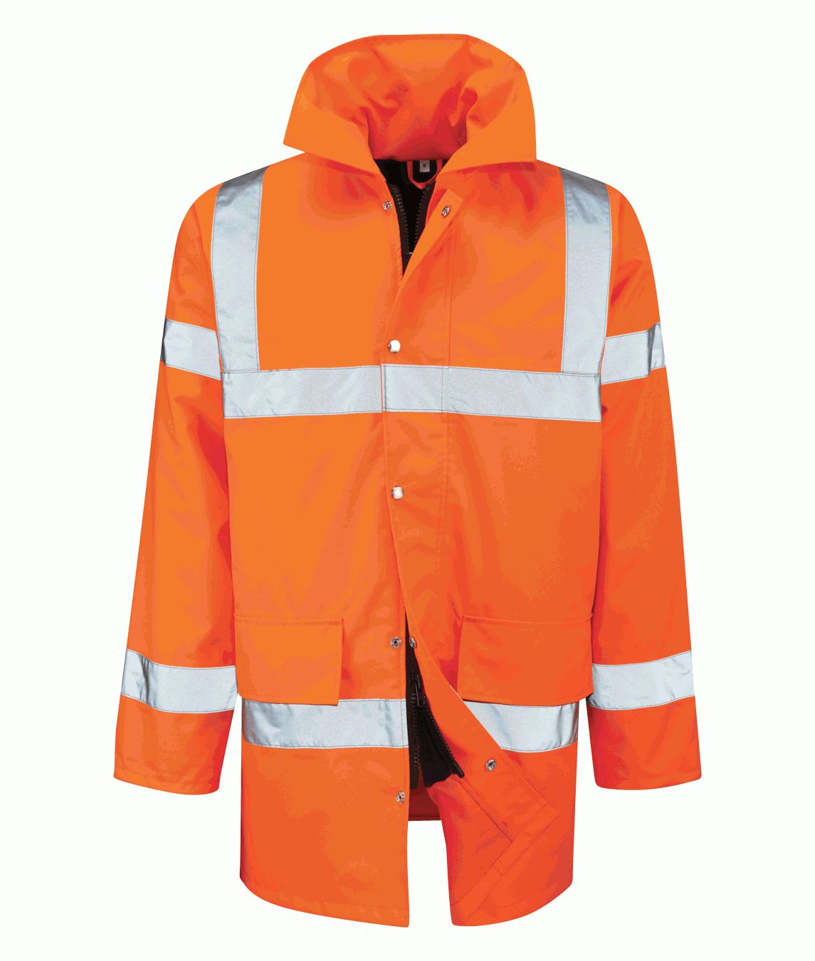 Orbit International TRISTAN Orange Unisex Hi Vis Jacket, L