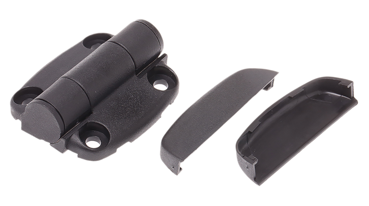 Southco Nylon Detent Hinge, Screw Fixing, 49mm x 44mm x 7mm