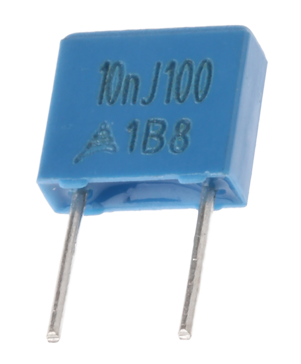 EPCOS B32529 Polyester Film Capacitor, 63 V ac, 100 V dc, ±5%, 10nF, Through Hole