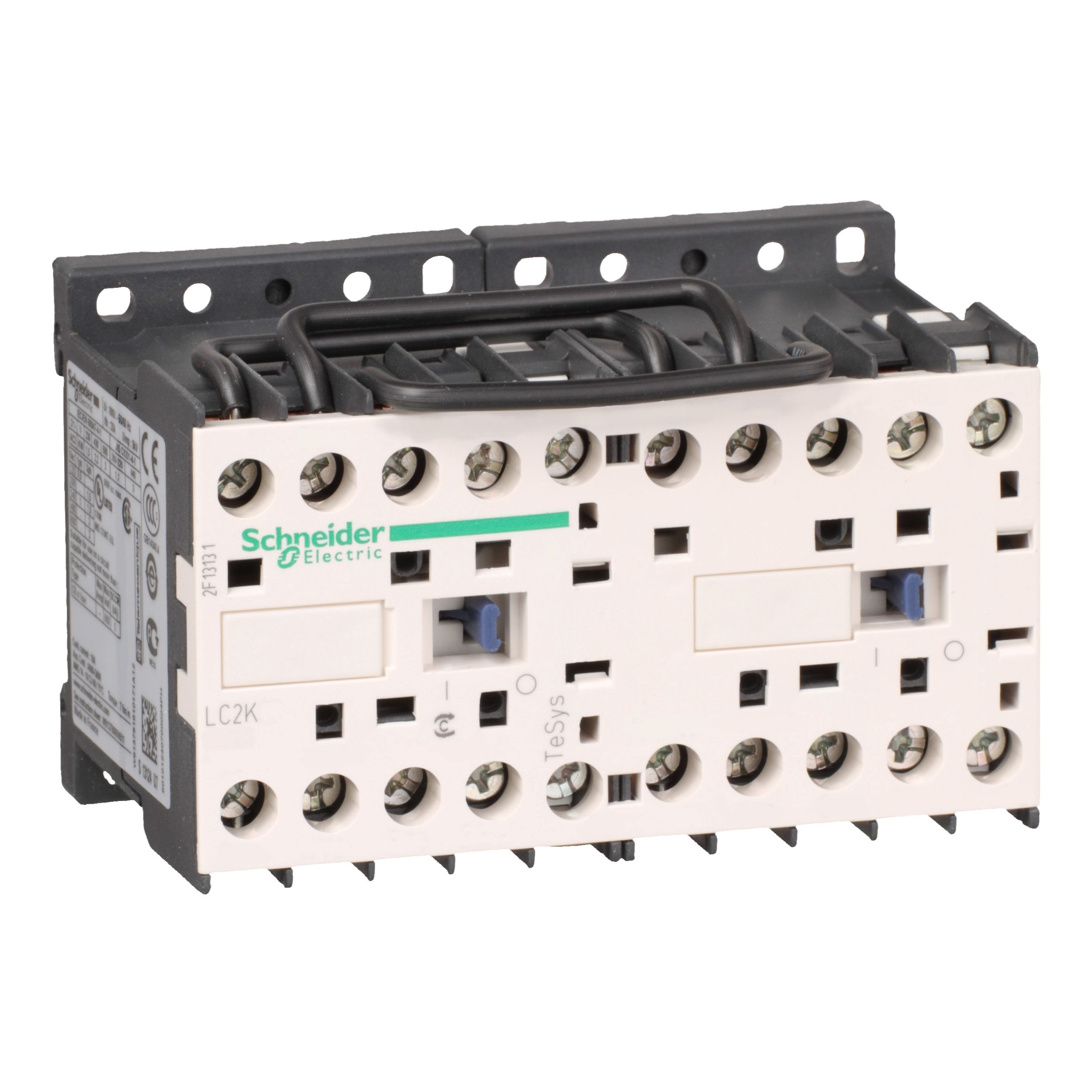 Schneider Electric LC2K Series Contactor, 24 V ac Coil, 3-Pole, 6 A, 3 kW, 3NO, 690 V ac