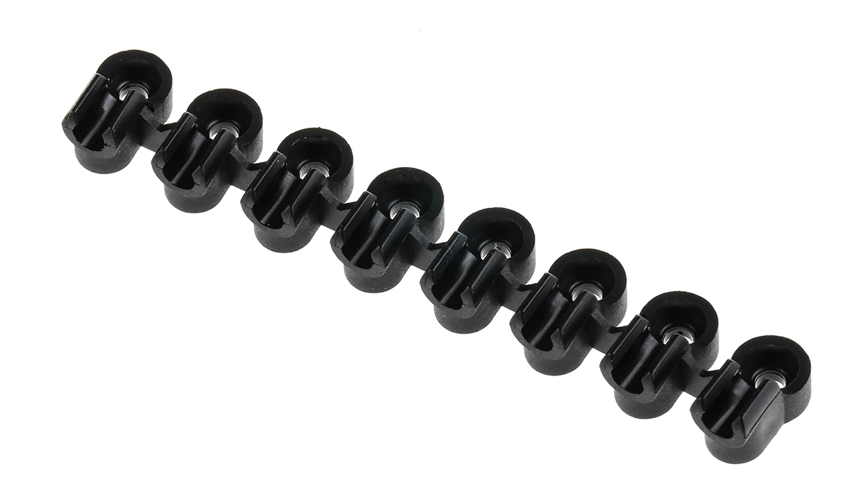 Legris 8 Tubes Polymer Tube Clip, For Tube Diam. 4mm