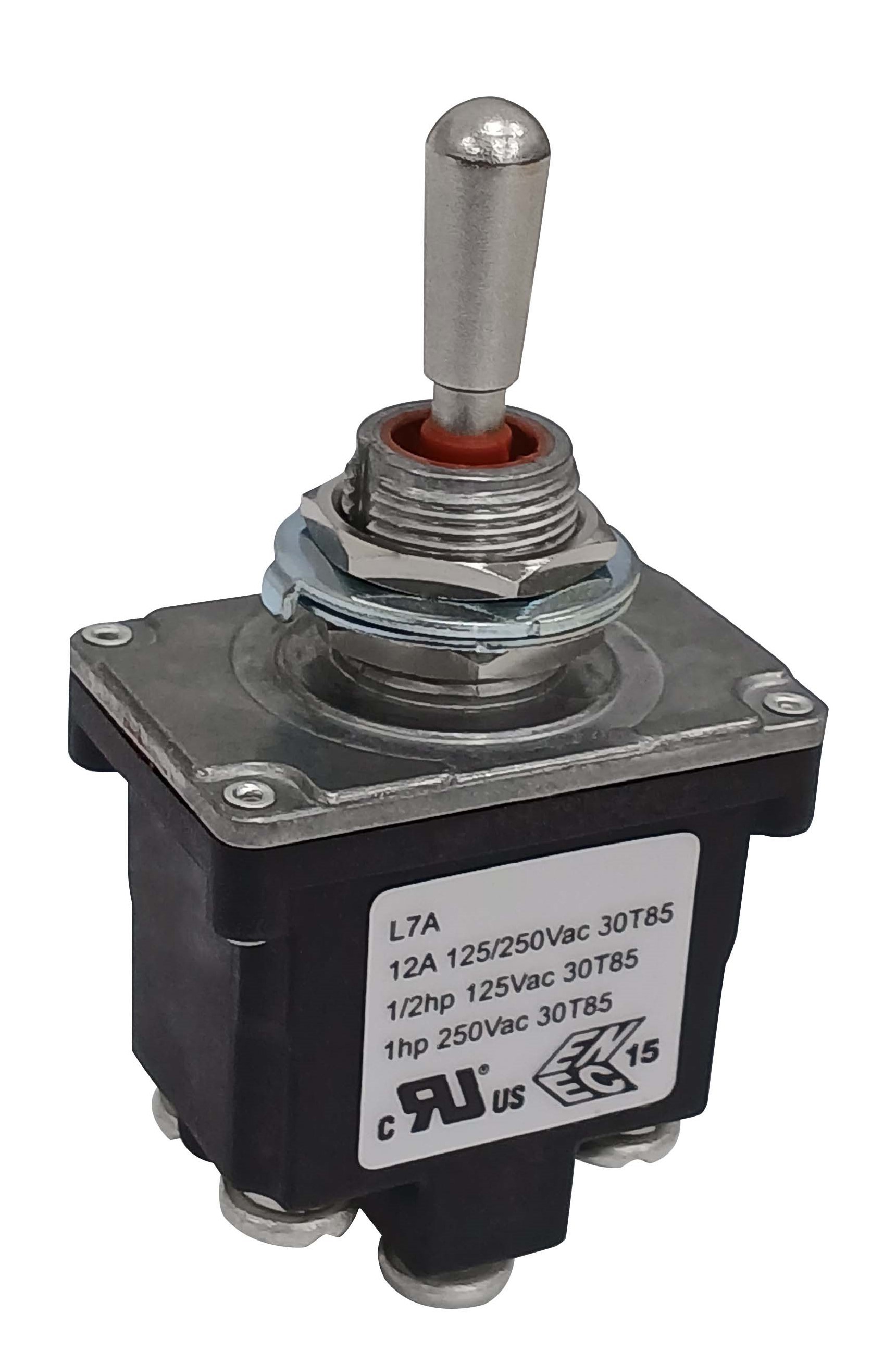 RS PRO Toggle Switch, Panel Mount, (On)-On-(On), DPDT, Step Model Terminal, 125, 250V ac
