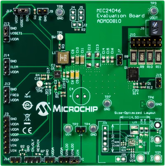 Microchip MIC7400/1 Programming Board Evaluation Kit Controller Development Board ADM00810