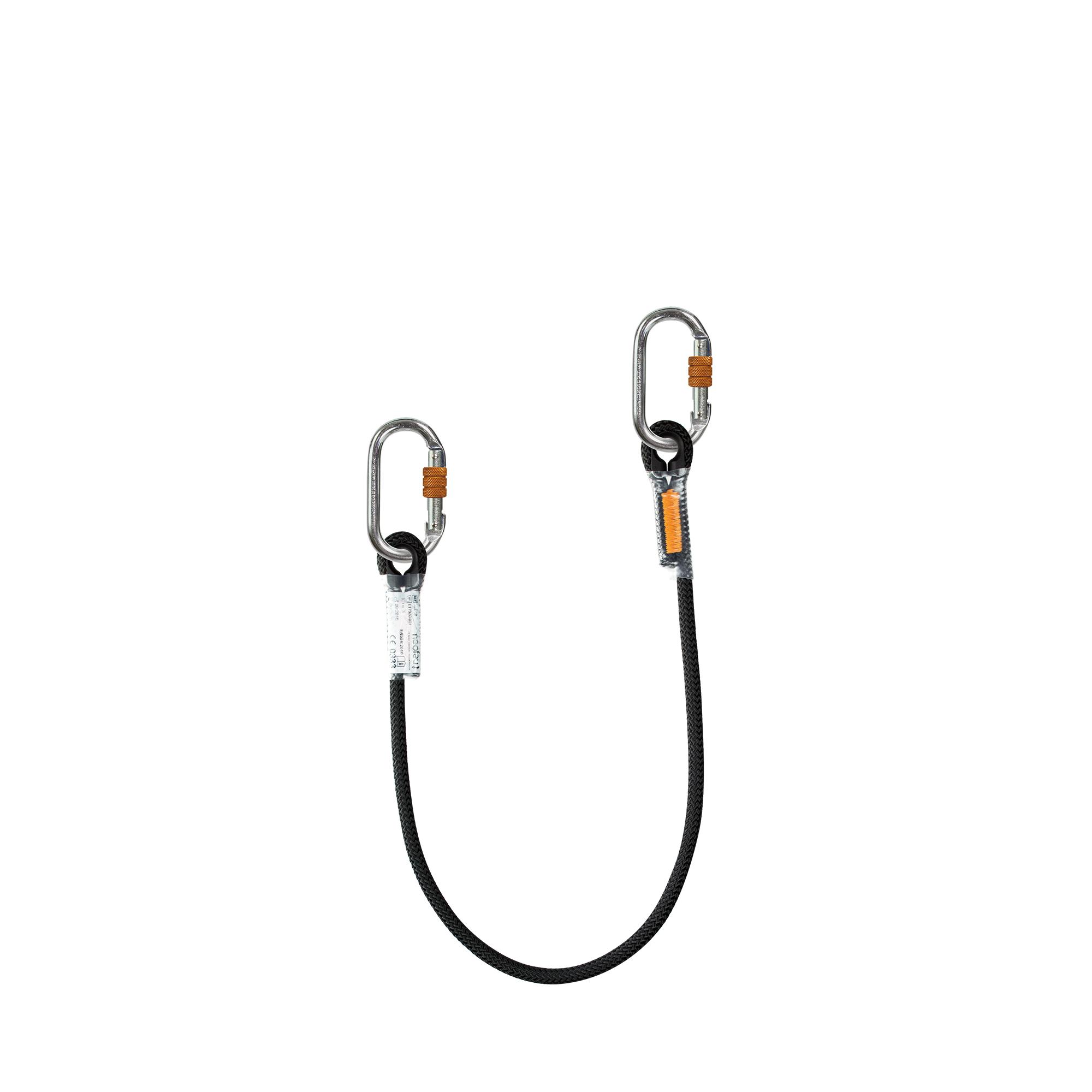 NEOFEU 1.3m Restraint Lanyard Screw Gate Locking Carabiner Single