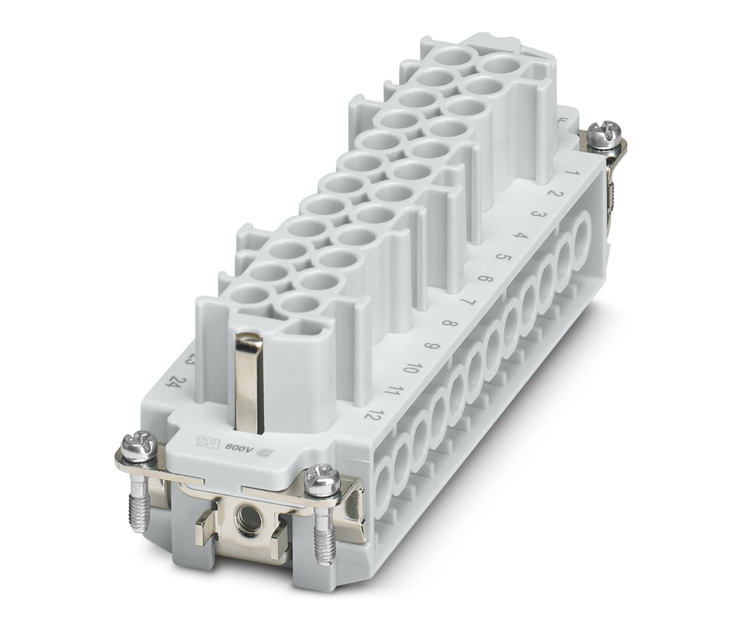 Phoenix Contact Heavy Duty Power Connector Insert, 16A, Female, HEAVYCON B24 Series, 24 Contacts