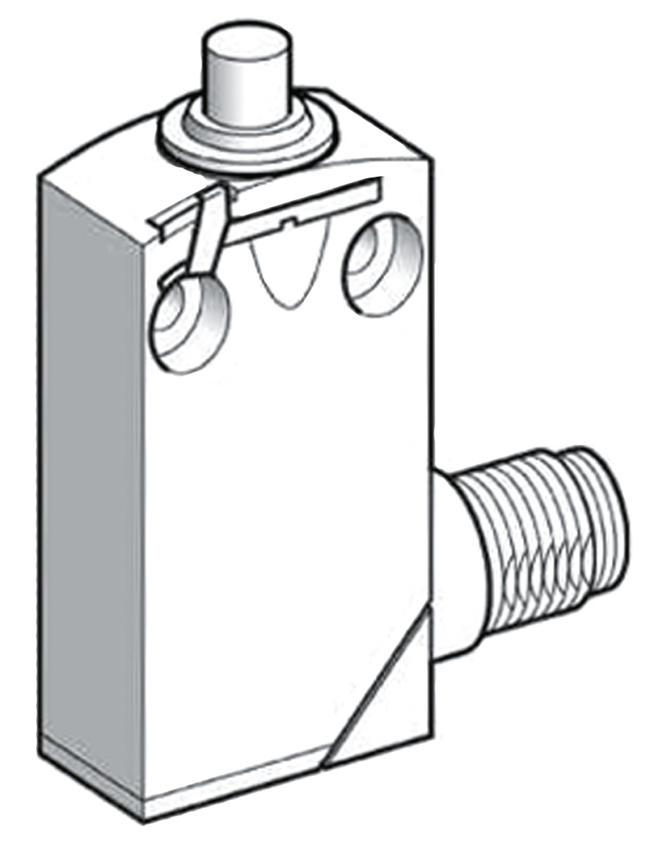 Telemecanique Sensors OsiSense XC Series Plunger Limit Switch, NO/NC, IP66, IP67, IP68, SPDT, Zamak Zinc Alloy Housing,