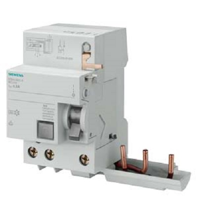 Siemens SENTRON 5SM2xxx RCCB, 40A, 3 Pole, 30mA, Type A, 400V ac