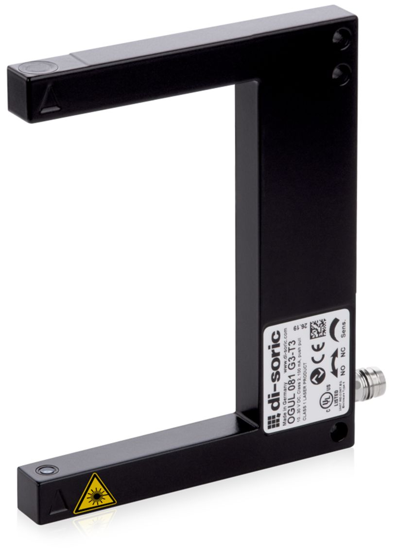 Di-Soric Optical Photoelectric Sensor, Fork Sensor, 80 mm Detection Range IO-LINK