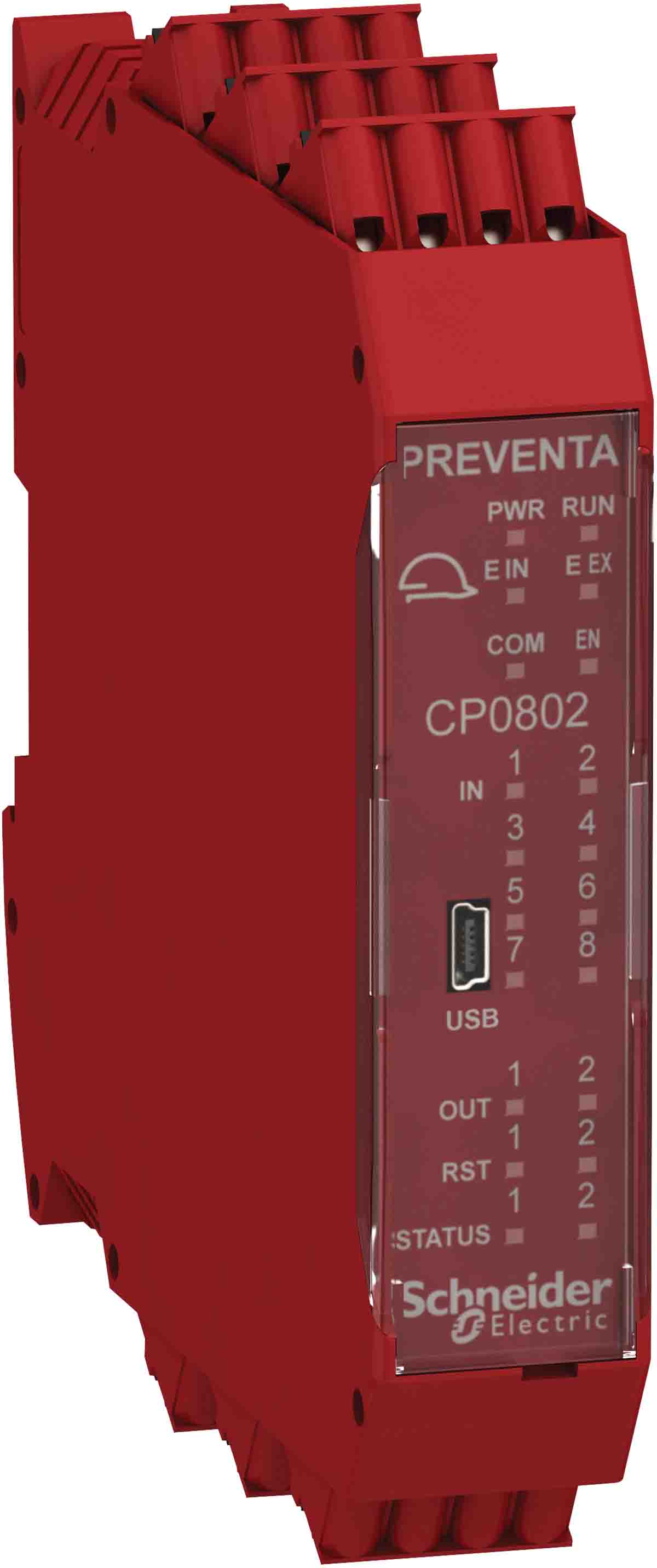 Schneider Electric Preventa XPSMCM Series Safety Controller, 8 Safety Inputs, 2 Safety Outputs, 24 V dc
