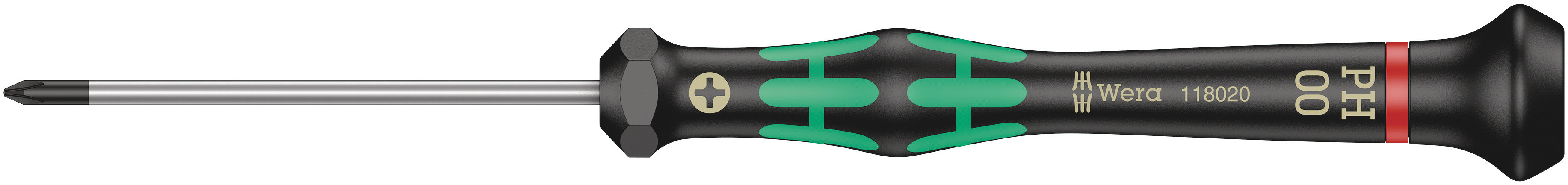 Wera Phillips Precision Screwdriver, PH00 Tip, 60 mm Blade