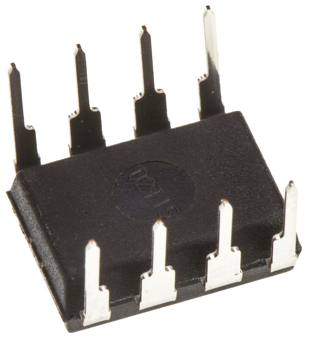 Texas Instruments, Operational Amplifier, 1.7 MHz, 8-Pin 16 V PDIP