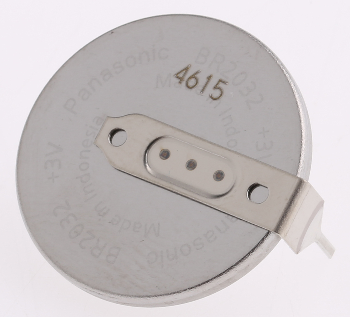 Panasonic BR2032 Button Battery, 3V, 20mm Diameter