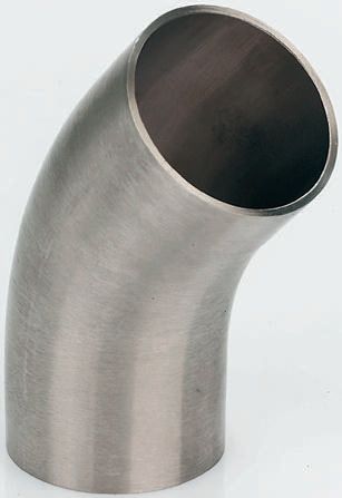 RS PRO Stainless Steel Pipe Fitting, 45° Elbow 38.1mm