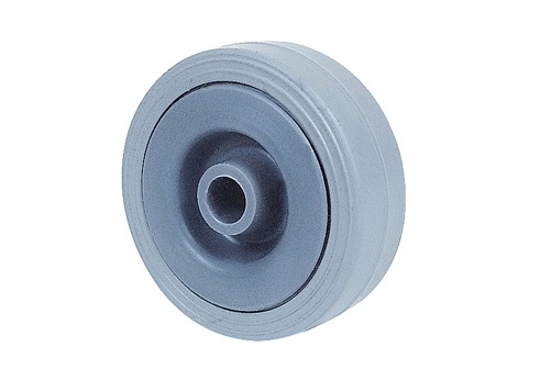 Guitel Hervieu Grey Thermoplastic Rubber Quiet Operation Trolley Wheel, 12kg