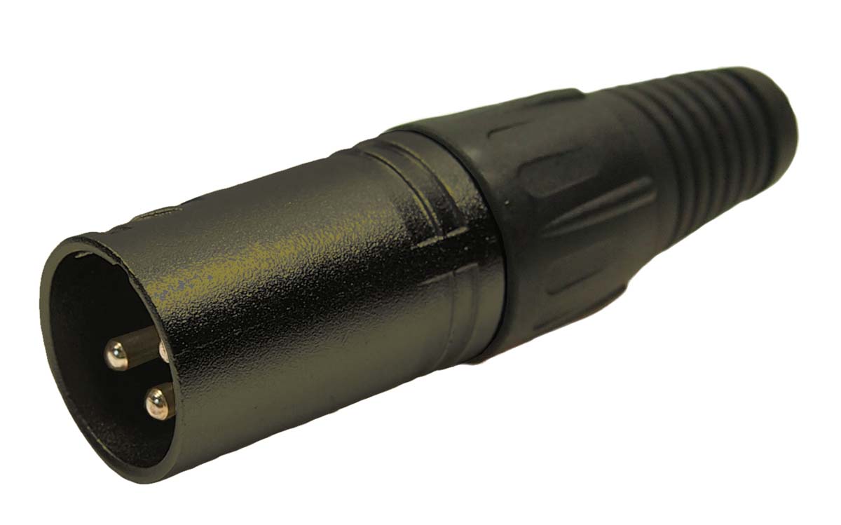 RS PRO Cable Mount XLR Connector, Male, 3 Way, Silver Plating