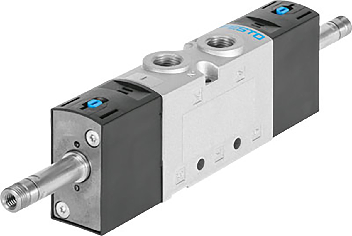 Festo 5/2 Pneumatic Solenoid Valve - Solenoid G 3/8 VUVS Series, 575609