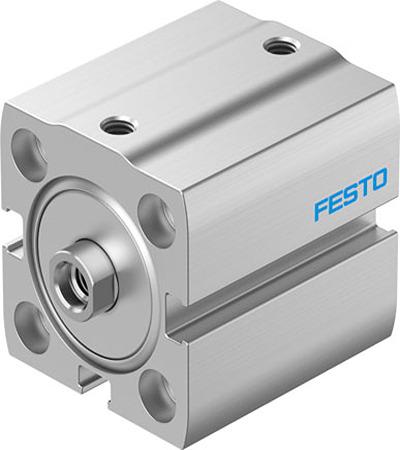 Festo Pneumatic Compact Cylinder - 8076356 25 mm Bore, 20 mm ADN-S-25-20-I-P-A Series, Double Acting Acting