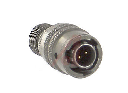Amphenol Socapex, PT, Copper Alloy 2 Way Cable Mount MIL Spec Circular Connector PlugGreen, Pin Contacts,Shell Size 8,