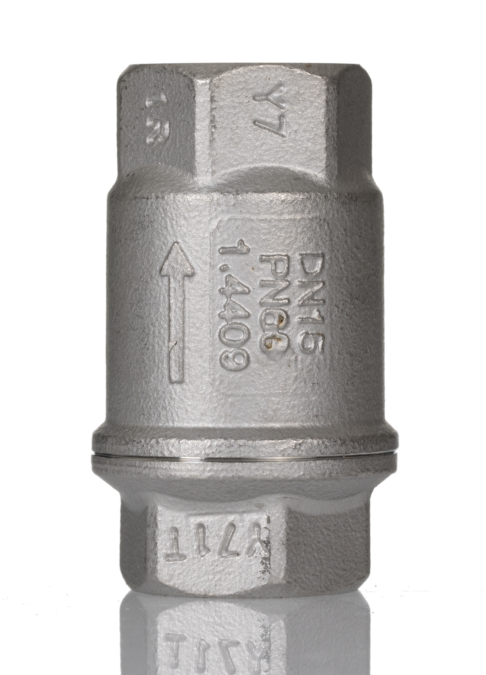 RS PRO Stainless Steel Check Valve Check Valve 1/2in, 63 bar