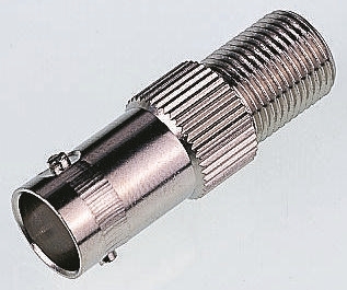 Telegartner Straight RF Adapter BNC Socket to Type F Socket