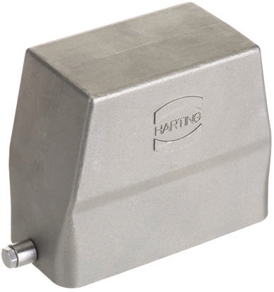 HARTING Han-INOX Heavy Duty Power Connector Hood, M32 Thread, Side Entry