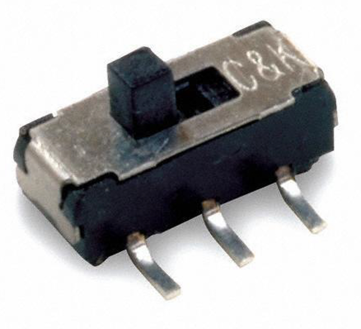 C & K Surface Mount Slide Switch DPDT Latching 300 mA Slide
