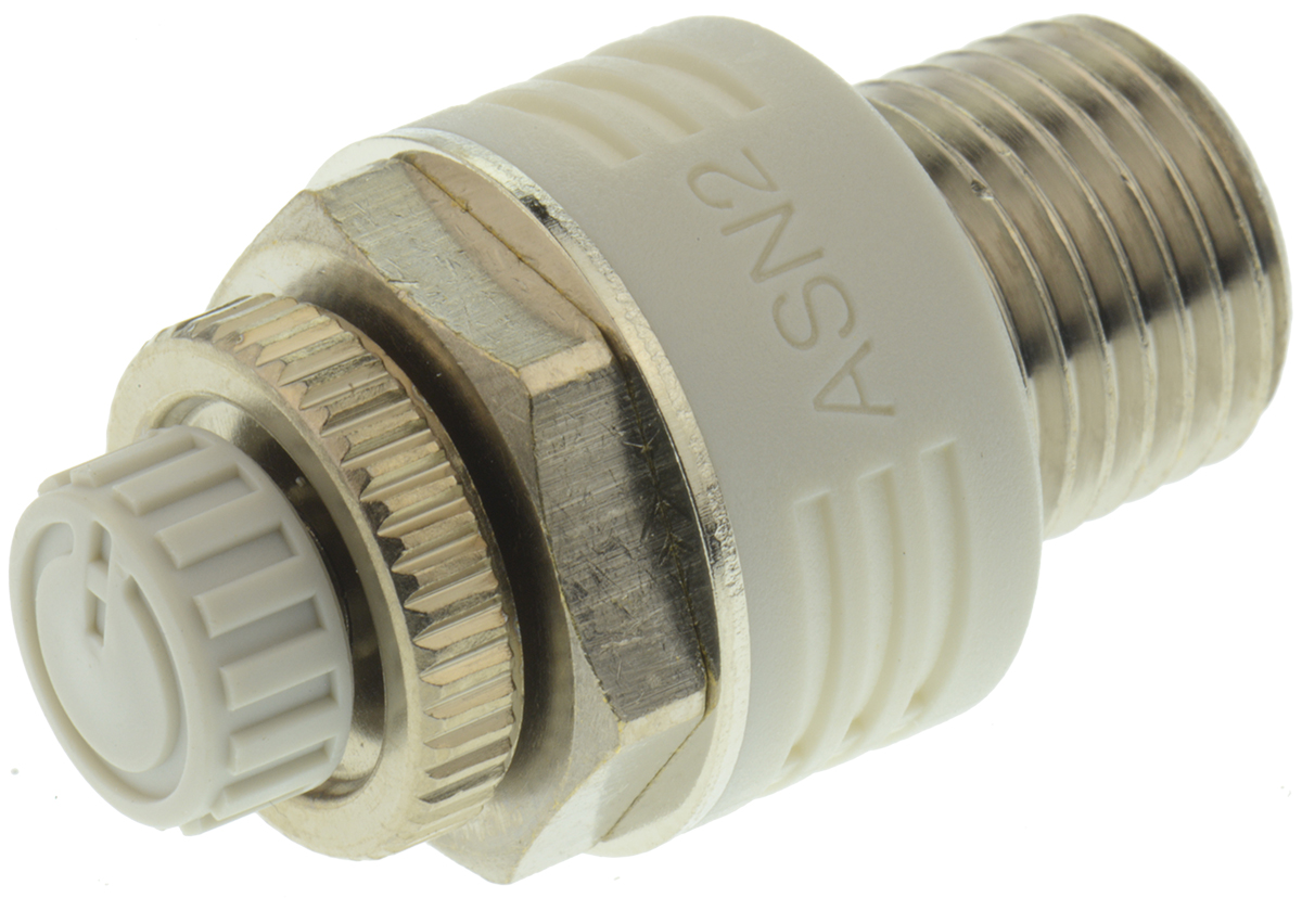 SMC ASN2 Brass 1.5MPa Pneumatic Silencer, Threaded, R 1/4 Male
