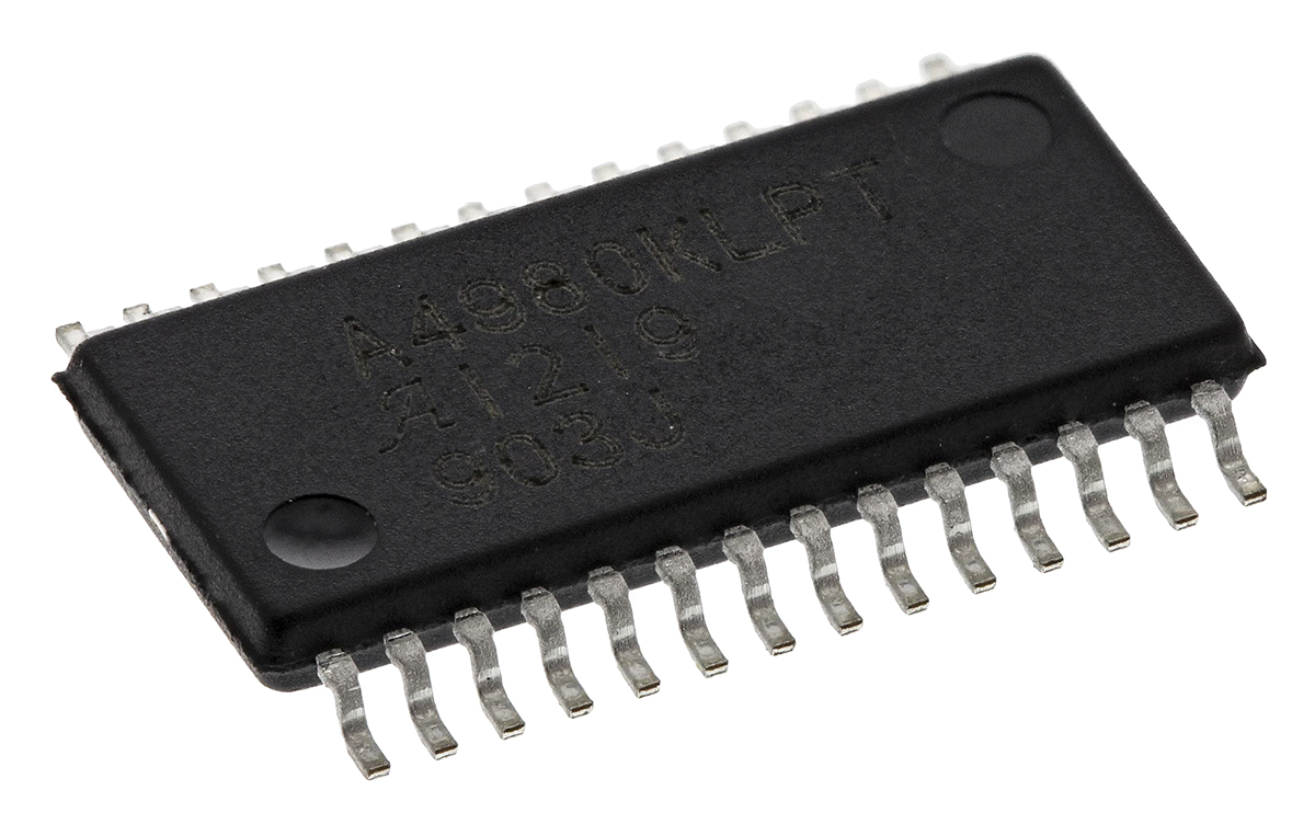 Allegro Microsystems A4980KLPTR-T, Stepper Motor Driver IC, 28 V 1.4 A 28-Pin, TSSOP