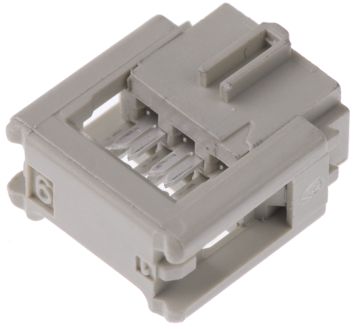 HARTING 6-Way IDC Connector Socket for Cable Mount, 2-Row