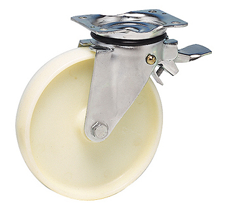 Guitel Hervieu Braked Swivel Castor Wheel, 400kg Capacity, 150mm Wheel