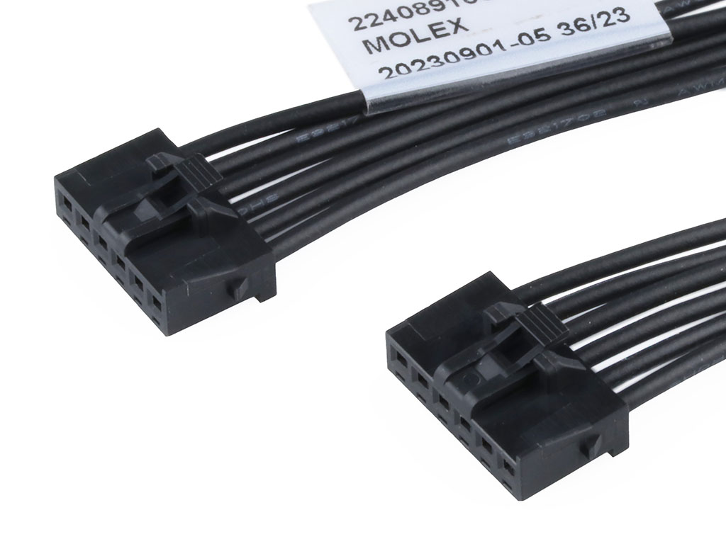 Molex 6 Way Female Crimped Terminal to 6 Way Female Crimped Terminal Wire to Board Cable Assembly, 300mm
