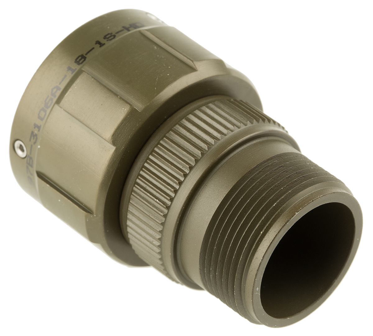 Amphenol Limited, 97B, Brass 10 Way Cable Mount MIL Spec Circular Connector Plug, Socket Contacts,Shell Size 18,