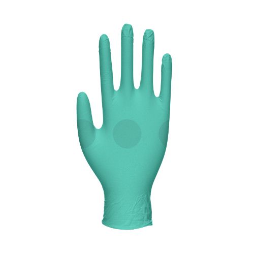 Unigloves GA008 Green Nitrile Work Gloves, Size 8, Nitrile Coating