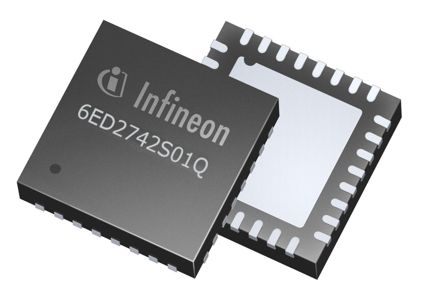 Infineon 6ED2742S01QXTMA1 MOSFET Gate Driver, 1 A 32-Pin 140 V, QFN-32
