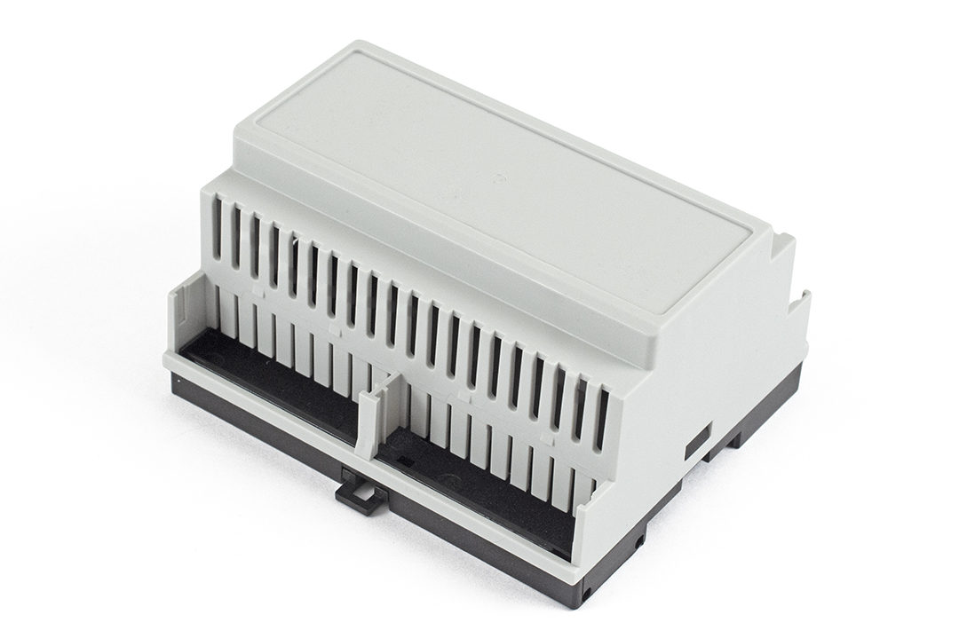 Hammond DIN Rail Enclosure Enclosure Type 1597 Series , 90 x 105 x 58mm, Polycarbonate DIN Rail Enclosure