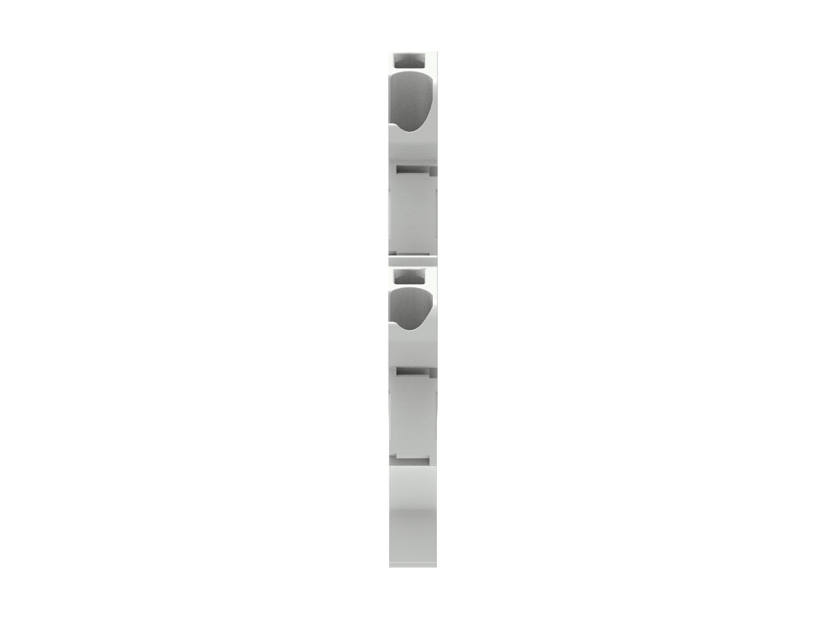 Entrelec 1SNK706210R0000 ENTRELEC SNK Series Grey, 4mm², 2-Level, Push In Termination